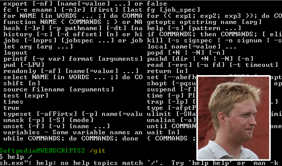 Git screenshot of Git