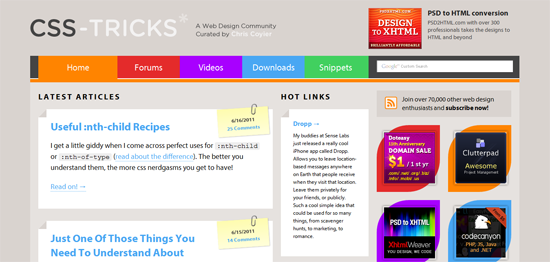 csstricks CSS tricks desktop version