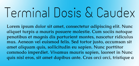 Terminal Dosis and Caudex