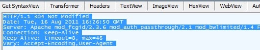 HTTP response for JayAllenWrites.com
