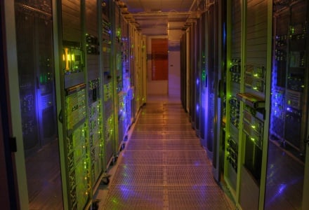 Rack of servers