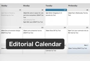 Editorial Calendar Template