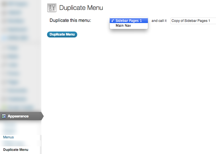 3 - How to Duplicate a WordPress Menu