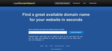 Lean Domain Search
