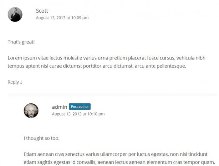 comments