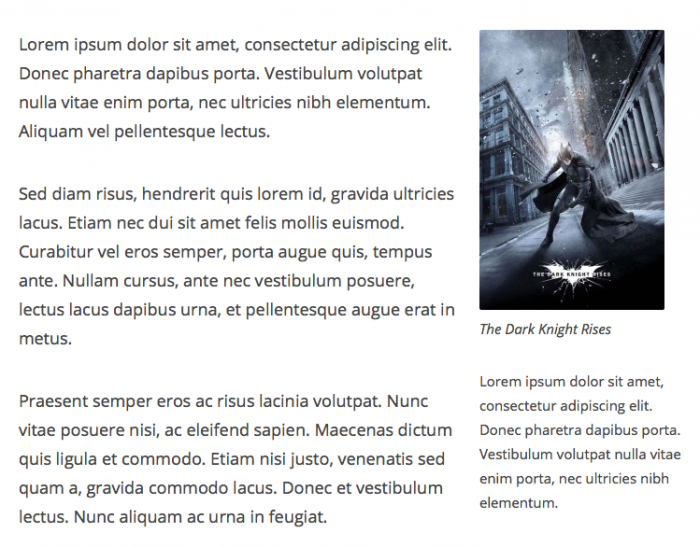 Screengrab showing maint text occupying two-thirds and the right-sidebar occupying one-third of the available real estate