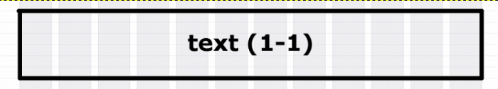 Screen element spanning 12 columns on a grid