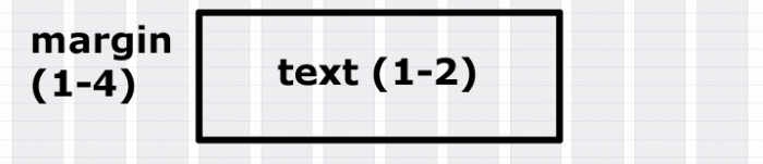 Mockup of half-width content being centered