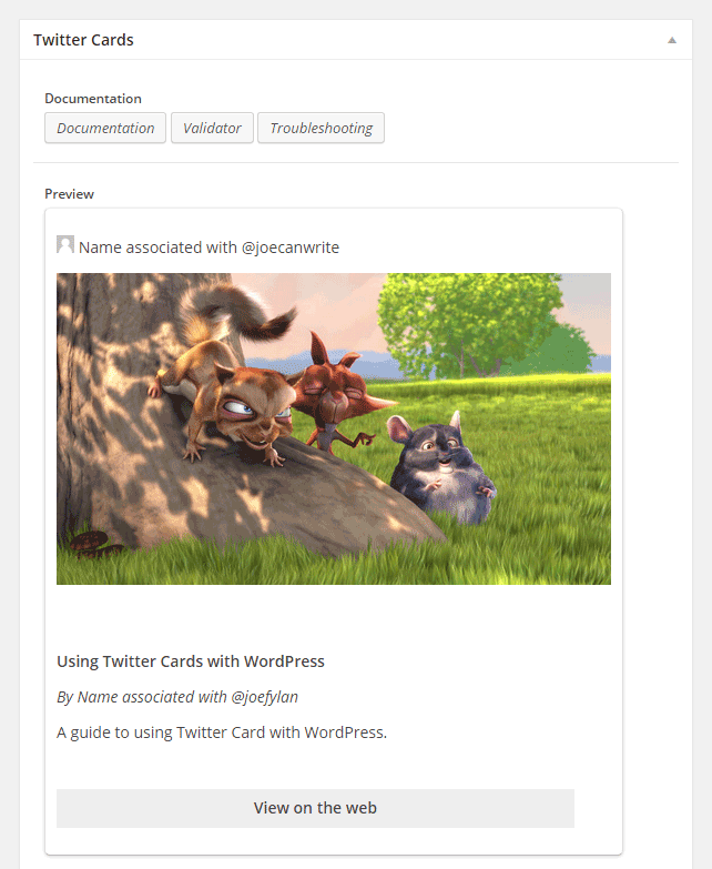 JM Twitter Cards Post Meta