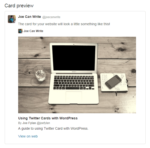 JM Twitter Cards Preview