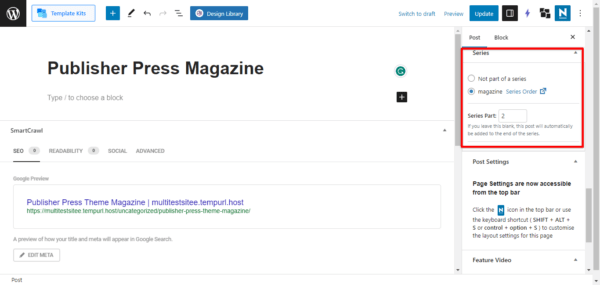 Issues and Series for Newspapers image
