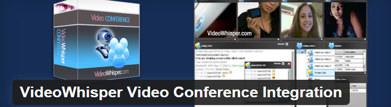 VideoWhisper's Video Conference brings video chat to a social media setting.