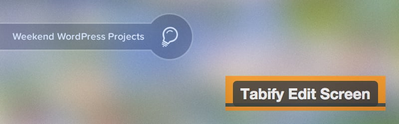 Weekend WordPress Project