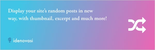 Advanced Random Posts Widget