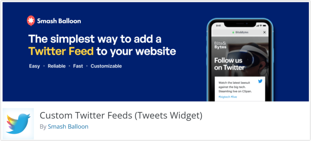 Custom Twitter Feeds plugin