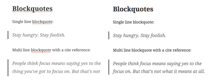 Editor and Preview window text comparison
