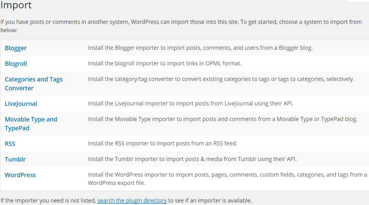 Import