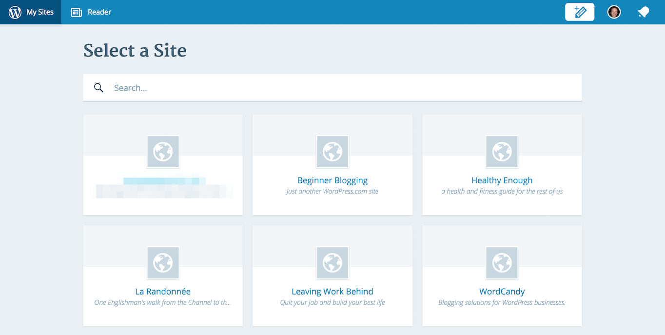 Jetpack Manage Dashboard