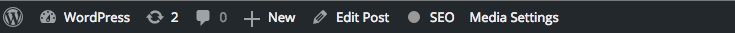 Menu Bar Basic Addition