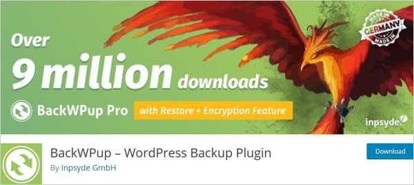 4. BackWPup image
