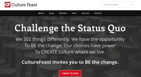 Culture Feast: Easy to read and professional.