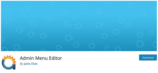 Admin Menu Editor image