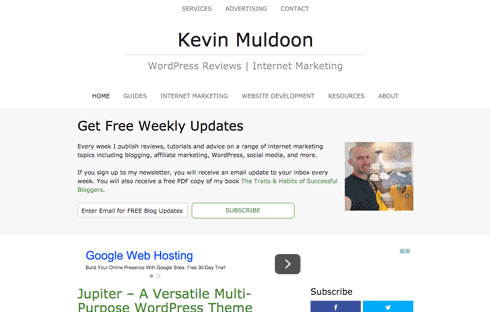 Kevin Muldoon is a blogger and internet marketer.