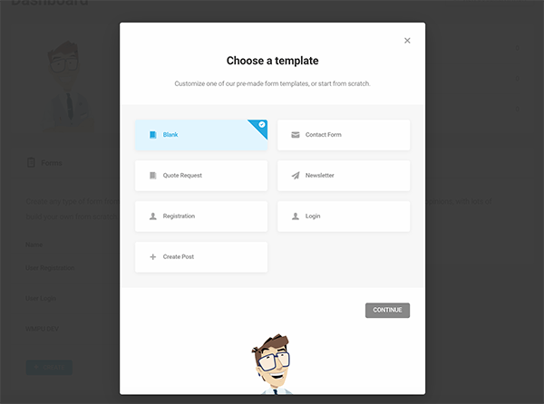 Forminator templates
