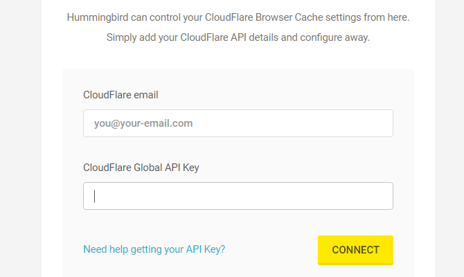 Hummingbird's Cloudflare settings.