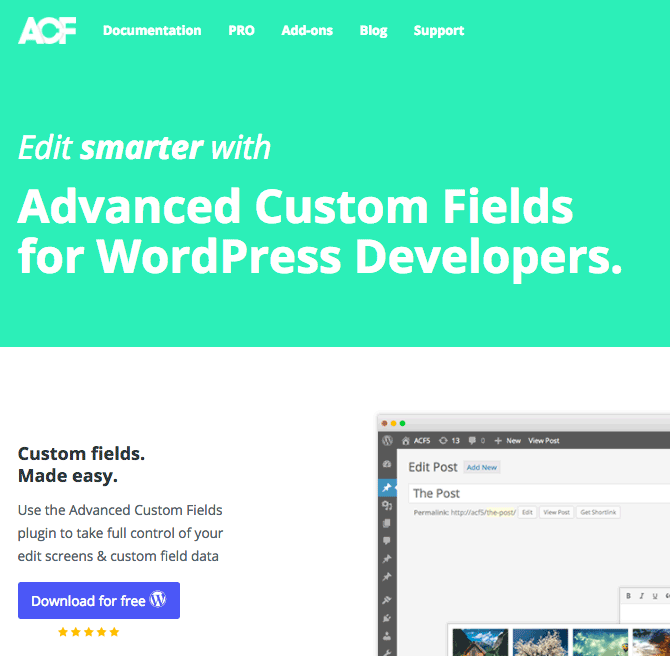 Advanced Custom Fields\. Powerful stuff\.