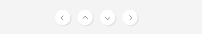 Screenshot of four icon buttons
