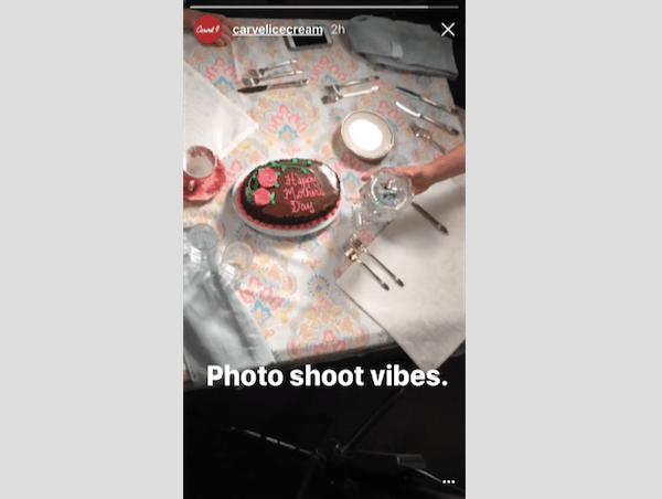 Instagram stories let you share videos and still photos.