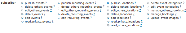 Editing capabilities for events