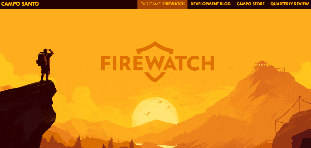 The Firewatch website.