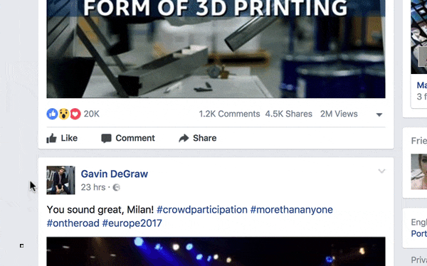 The all-mportant Facebook Like