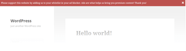 Ad Blocking Advisor Plugin image