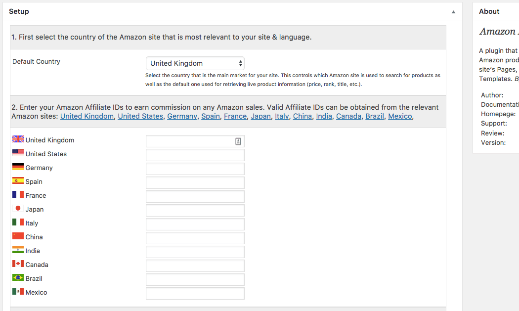 AmazonLink setup