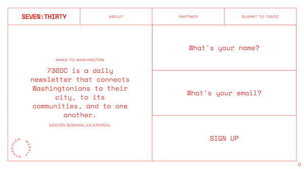 Brutalist Web Design - SevenThirty
