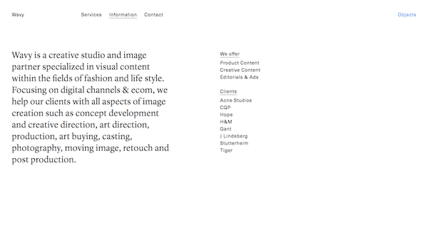 Brutalist Web Design - Wavy Studio