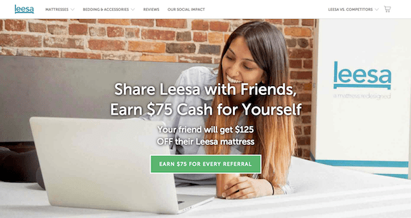 Leesa Referral Program