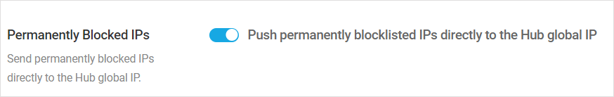 Defender Permanently Blocked IPs
