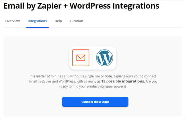 Zapier - Email to WordPress Integration